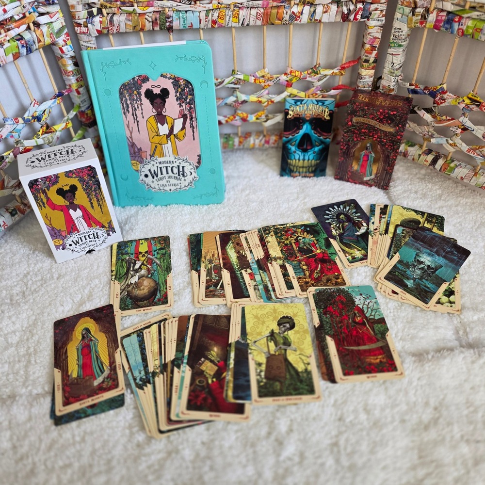 Modern Witch Tarot Deck Journal Lisa Sterle Santa Muerte Tarot Fabio Listrani